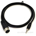 PVC Stereo Audio de 3.5 mm Jack to Din Cable